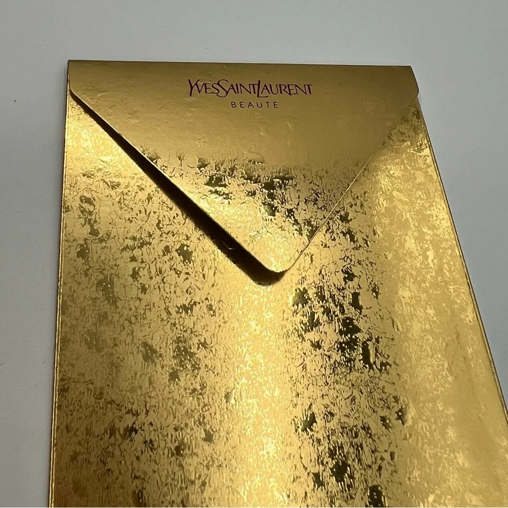 Yves Saint Laurent Gold Stationery Cards